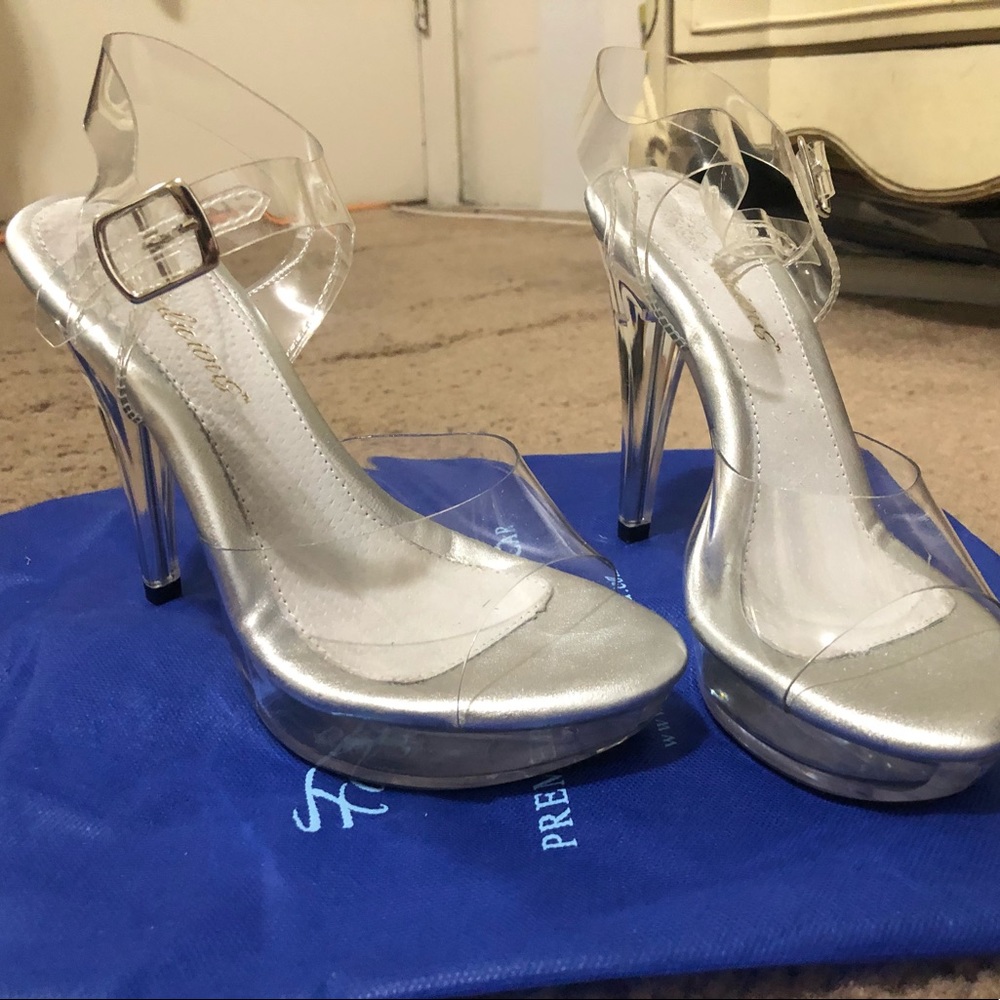 Clear competition shoes!